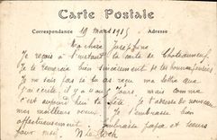 CPA Cathedrale de Reims Incendiee par les Allemands le 19 Septembre 1914 Etat actuel