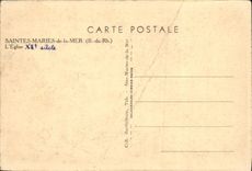 CPA Saintes Maries de la Mer (B du Rh) L'Eglise