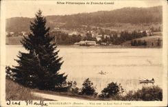 CPA Malbuisson Doubs Vue sur le point 