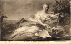 CPA Nattier Madame Henriette de France musee de Versailles 