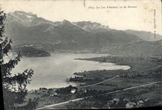 CPA Le Lac d'Annecy vu de Sevrier 