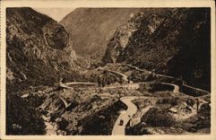 CPA Les Pyrenees Le  Limacon Route de Pierrefitte a Cauterets