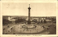 CPA Paris Place de la Bastille 