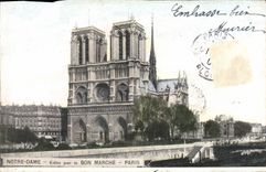 CPA Notre Dame Edite par le bon marche Paris 