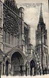 CPA Cathedrale de Chartres Le Portail Nord et la Tour Neuve 