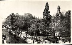 CPA Toulouse La Rue d'Alsace Lorraine et Le Square de Capitole 