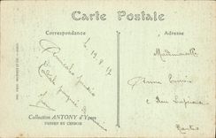 CPA Halles d'Ypres La Salle Delbeke avant et apres le Bombardement