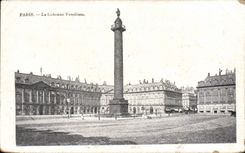 CPA Paris La Colonne Verdome 