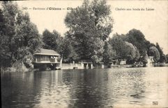 CPA Environs d'Orleans Olivet Chalets aux bords Loiret 