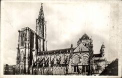 CPA Strasbourg La Cathedrale Facade Sud 