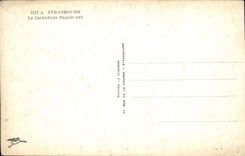 CPA Strasbourg La Cathedrale Facade Sud 