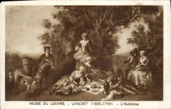 CPA Musee du Louvre Lancret 1690 1743 L'Automne 