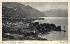 CPA Lac d'Annecy Talloires vue generale 