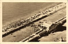 CPA Le Treport la fregate et les bains 