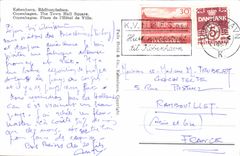 CPA Copenhague place de l'hotel de Ville