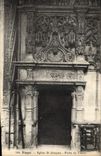 CPA Dieppe Eglise St Jacques porte du Tresor 