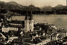 CPA Luzern mit Alpen 