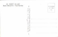 CPA Nancy Bassin d'Amphitrite Place Stanislas