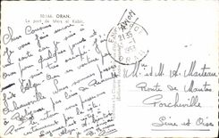 CPA Oran Le port de Mers el Kebir 