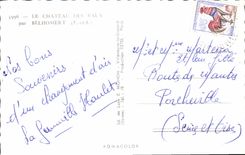 CPA Le Chateau des Vaux par Belhomert