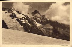 CPA Le Pic Sans Nom vu du Glacier du Sele 