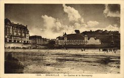 CPA Granville Le Casino et le Normandy 