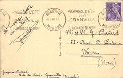 CPA Granville Le Casino et le Normandy