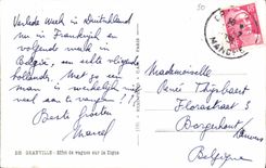 CPA Granville Effet de vagues sur la Digue