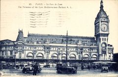 CPA Paris La Gare de Lyon 