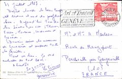 CPA Geneve La rade et le jet d'eau 