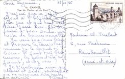 CPM Cannes Vue du casino et du Port 