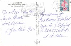 CPA Le Cote d'Azur Nice le Jardin Albert et le Theatre de Verdure 