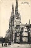 CPA Bordeaux cathedrale St Andre vue de face 