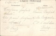 CPA Militaria Guerre de 1914 Pervyse Belgique la maison Communale detruit par le bombardement 