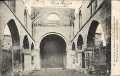 CPA Militaria Bataille de la Marne 6 au 12 sep 1914 Heillz le Maurupt interieur de l'Eglise 