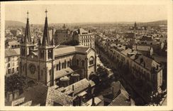 CPA Vichy Allier Vue generale et Eglise Saint Louis 