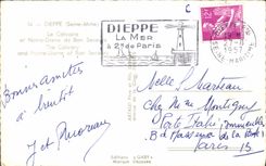CPM Dieppe Seine Mme le Calvaire et Notre Dame de Bon Secours 