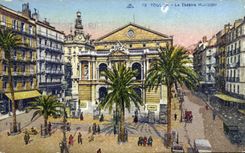 CPA Toulon le Theatre Municipal