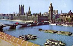 CPA Houses of Parliament Westminster Bridge London 