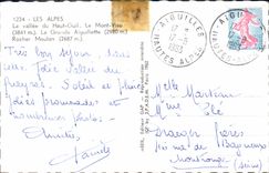 CPM Les Alpes La vallee du Haut Guil La Grande Aiguillette Rocher Moulon 