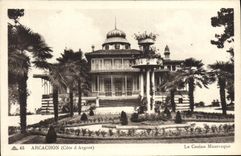 CPA Arcachon Cote d'Argent Le Casino Mauresque 