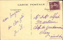 CPA Le Clos Joli Le Pavillon des Salons Fumoir et Salle de Correspondances