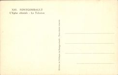 CPA Fontgombault L'Eglise abbatiale Le Triforium