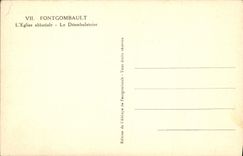 CPA Fontgombault L'Eglise abbatiale Le Deambulatoire