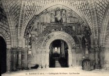 CPA Loches Collegiale St Ours le Porche 