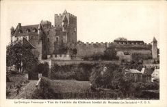 CPA La Dordogne Pittoresque Vue de l'entree du Chateau Feodal de Beynac en Sarladais 