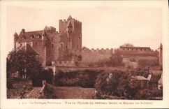 CPA La Dordogne Pittoresque Vue de l'Entree du Chateau Feodal de Beynac en Sarladais 
