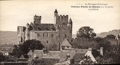 CPA La Dordogne Pittoresque Chateau Feodal de Beynac en Sarladais cote Nord 
