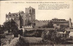 CPA La Dordogne Pittoresque Vue de l'Entree du Chateau Feodal de Beynac en Sarladais 