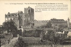 CPA La Dordogne Pittoresque Vue de l'Entree du Chateau Feodal de Beynac en Sarladais 